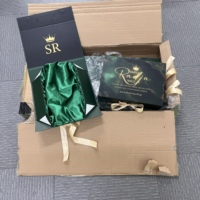 Boîte cadeau de luxe avec couvercle et base personnalisés, avec couvercle séparé et rembourrage en soie, boîte magnétique en papier artistique à deux pièces