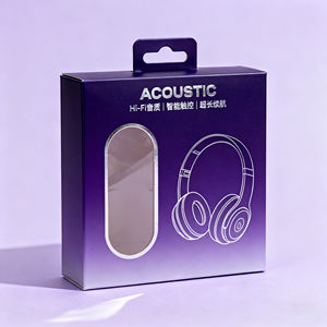 3C kotak kemasan Digital untuk headphone kabel Data Window-Cut kotak kaku yang dapat disesuaikan pesanan jumlah besar <span class=keywords><strong>3</strong></span> Hari Putih Universal - Product Image 2