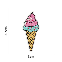 Autocollants thermocollants en tissu à motifs d'animaux de dessin animé mignons, patchs brodés pour vêtements d'enfants, vente chaude