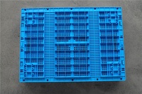 Caisses de stockage en plastique perforées, robustes, pliables, empilables, recyclables, en PP, pour la logistique, vente en gros