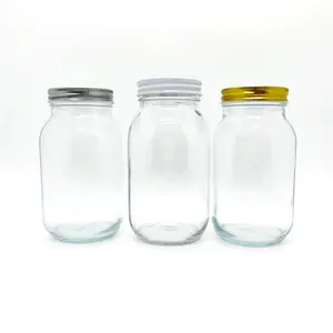 24 32 OZ Completa boca larga Mason Canning Jar Sprouting Set Kit com tampas