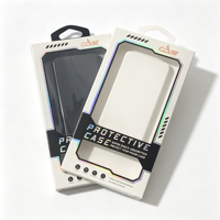 Boîte d'emballage personnalisée pour étuis de téléphone, boîte en carton portable avec fenêtre pour étuis de téléphone portable, emballage de vente au détail