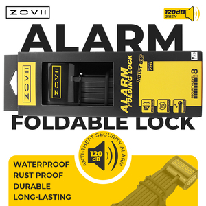 Vente flash - Alarme <span class=keywords><strong>antivol</strong></span> pliable, robuste et durable, certifiée CE, cadenas de sécurité pour vélo électrique, portable, étanche IP67 - Product Image 1