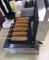 Équipement de restauration commerciale, 6 pièces, machine à gaufres pour hot-dogs sur bâtonnet, machine à gaufres électriques pour corn-dogs