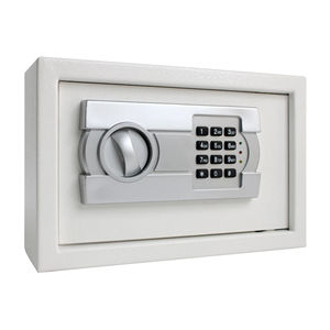 Serrure de coffre-fort à clé en acier pour la maison/le bureau avec crochets Boîte de verrouillage Pioch avec porte-clés Fabriqué en acier avec serrure électronique - Product Image 2