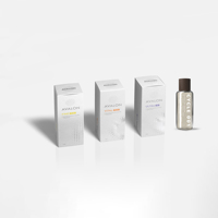 Boîte en papier blanc pliable personnalisée pour l'emballage de bouteilles de soins de la peau Boîtes d'emballage de bouteilles compte-gouttes d'huile essentielle Logo d'estampage