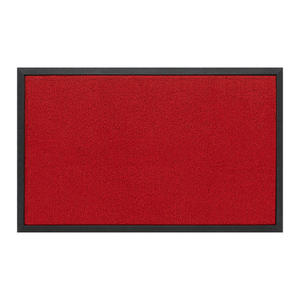 Tapete Rectangular Rojo para Puerta Exterior, de PVC Antideslizante, Color Sólido, para Entrada de Viviendas y Uso Comercial - Product Image 2