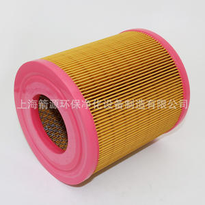 Compresseurs d'air Hongwuhuan 37KW 50HP à double passage, élément de filtre à air à bouche plate 165*180, pièce de compresseur industriel - Product Image 3