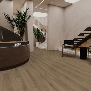 <span class=keywords><strong>Suelo</strong></span> <span class=keywords><strong>laminado</strong></span> resistente al agua AC4 de 8mm y 12mm, <span class=keywords><strong>color</strong></span> madera de roble, fácil clic, tratamiento de superficie mate de alto brillo, gris oscuro claro Natural - Product Image 3