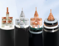 Cable de Alimentación de Bajo Voltaje ZC-YJV Similar a Icon, Resistente al Fuego, XLPE 0.6-1kv 5*300mm2, Cable con Núcleo de Cobre