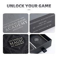 Jeu de société édition collector artisanale sur mesure, avec boîte rigide à ruban, illusion optique optimisée, en carton épais 400 g/m²