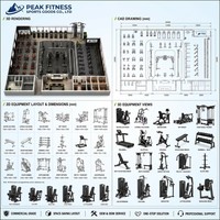 PK 2026 OEM Máquina de Entrenamiento de Hombros Ajustable con Asiento, Equipo de Fitness Multifunción, Sets Completos de Fitness, Equipo de Gimnasio