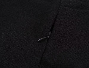 2025 abito bicolore Chic <span class=keywords><strong>su</strong></span> <span class=keywords><strong>misura</strong></span> in popeline con spalle scoperte e Patchwork di Chiffon pieghettato per ufficio <span class=keywords><strong>abiti</strong></span> eleganti <span class=keywords><strong>abiti</strong></span> modesti - Product Image 4