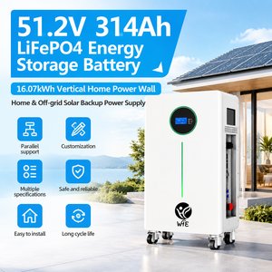 แบตเตอรี่โซลาร์เซลล์ WH Powerwall 10kWh 20kWh 51.2v 200ah LiFePO4 สำหรับระบบออฟกริด จัดเก็บพลังงานภายในบ้าน - Product Image 6
