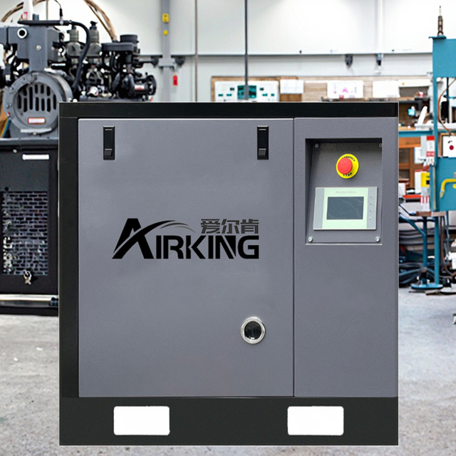 Customized Small-sized 3.7KW 5HP 220V/60HZ 8Bar 0.4m3/Min Single Phase PM Variable Speed Screw air Compressor