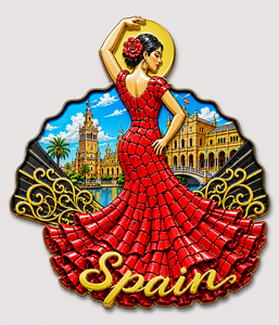 Imán de Resina 3D de <span class=keywords><strong>Barcelona</strong></span>, España, con Diseño Creativo de Gecko, Estampado y Mosaico, Souvenir de Viaje, Regalo - Product Image 2