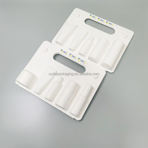 Vassoio per Cosmetici Biodegradabile in Polpa di Bagassa con Logo Personalizzato, Ecologico, Dimensioni e Colore Personalizzabili - Product Image 3