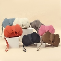 Dompet ponsel selempang gajah kecil, tas bahu ukuran Mini, dompet ponsel selempang untuk wanita