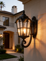 Lampes de jardin à LED, appliques murales extérieures, éclairage extérieur étanche, luminaires muraux extérieurs, lanternes