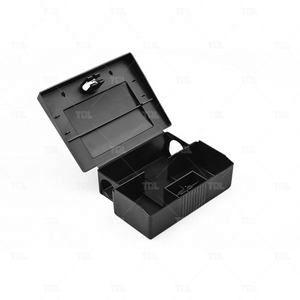 Chambre d'appât double Boîte de piège à rongeurs Station d'appât rectangulaire pour <span class=keywords><strong>souris</strong></span> - Product Image 3