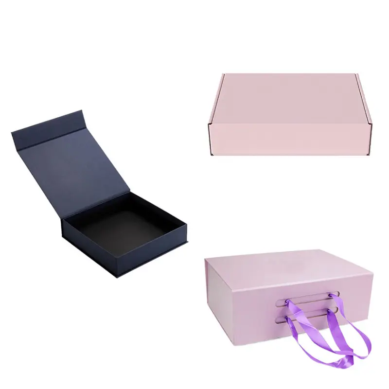 Carton Corrugated Custom Logo Mailer Mail Subscription, Cardboard pink Shipping Box Package Mailer Shipping Boxes/
