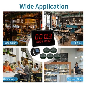 Système d'appel sans fil pour serveurs, haut de gamme, 433 MHz, système de sonorisation de table pour <span class=keywords><strong>restaurant</strong></span>, système d'appel de numéros pour <span class=keywords><strong>restaurant</strong></span>, café - Product Image 3