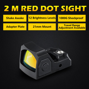 Ohhunt Mini <span class=keywords><strong>Red</strong></span> Dot Tactique Reflex 2M avec Réticule Shake Awake pour R&R Cut Footprint avec Monture 21mm - Product Image 2