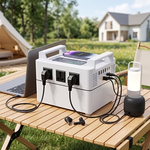 CY‑600W‑02 600W สถานีพลังงานสำรองแบบพกพา จอแสดงผลดิจิตอล LCD พร้อมหูหิ้วคู่ สำหรับสำรองไฟบ้านและใช้สำหรับการเดินทาง - Product Image 5