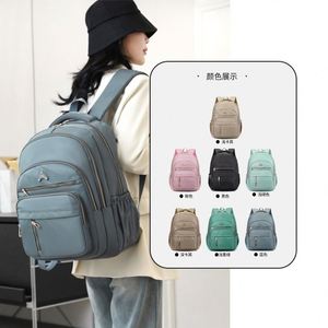 New Arrival Fashion Teenager School <b>Backpack</b> Wholesale Multi Pocket Vintage Sport Bags Women's <b>Small</b> Shopping Daypack - Product Image 5