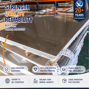 301 8K Mirror Finish 4.0mm x 1250mm 4'x8' Precision EN 10088 Stainless Steel Plate for Textile Machinery - Product Image 1