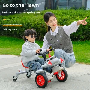 Drift Car Avion Kart électrique à quatre roues pour enfants Jouet à conduire pour garçons et filles de 2 à 7 ans Petit ventilateur électrique - Product Image 2