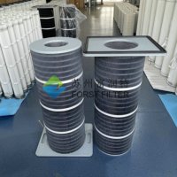 Cartouche filtrante à air pour dépose de poussière de découpe laser, ignifuge en cellulose, de remplacement, 325325002, avec embout conique doré et embout carré