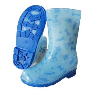 2020 OEM骑行胶靴pvc透明雨靴儿童定制设计PVC儿童雨靴 - Product Image 1