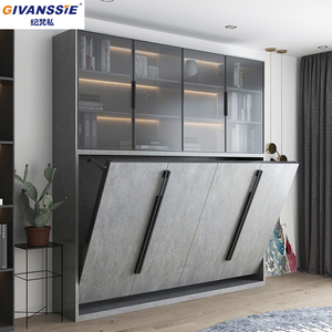 <span class=keywords><strong>Letto</strong></span> a scomparsa in legno <span class=keywords><strong>su</strong></span> <span class=keywords><strong>misura</strong></span> di alta qualità, economico, con armadio e divano <span class=keywords><strong>letto</strong></span> pieghevole integrati - Product Image 5