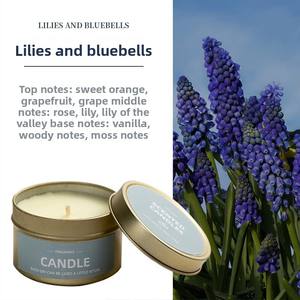 Juego de Velas Aromáticas con Aroma a Rosa Romántica, en Envase de Lata, para Dormitorio y Hogar, Ayuda a Dormir, Calmante de Larga Duración, Sensación de Lujo - Product Image 6