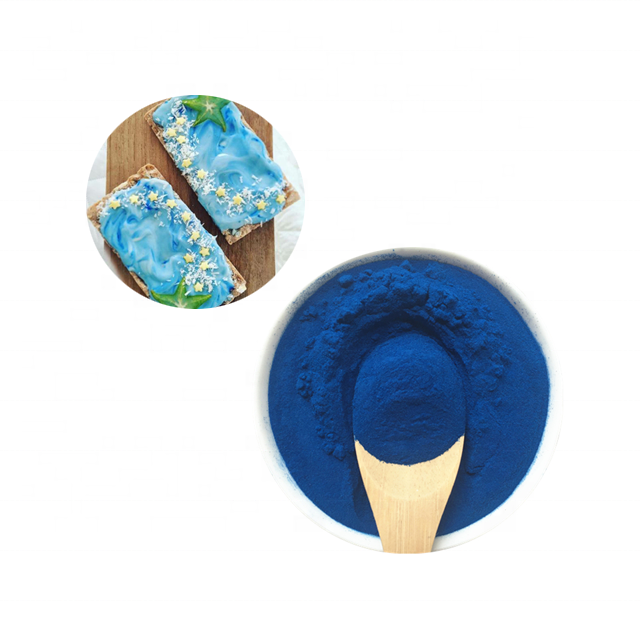 Натуральный Пищевой пигмент, синий порошок спирулины, фикоцианин для пищевых красителей