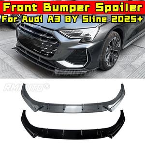 Spoiler de pare-chocs avant, diffuseur, pièce de modification pour Audi A3 8Y Sline 2025+, protection de pare-chocs, accessoires de voiture - Product Image 2