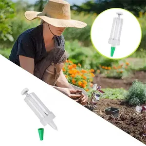 1pc Easy-Use Handheld Seed Sower Adjustable Mini Seeder for Efficient Planting Ideal for Home Gardens and Flower Pots Yard Tools