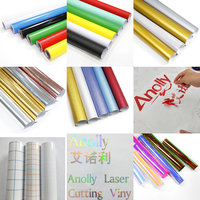 Film vinyle autocollant PVC brillant mat pour découpe de lettres