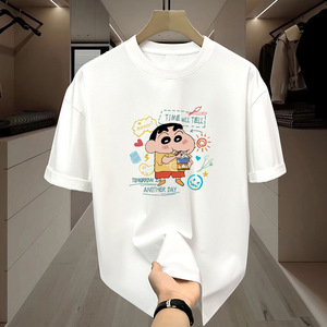 2026 New Unisex Short Sleeve <strong>T</strong> <strong>Shirt</strong> Summer Hong Kong Japanese Style White Trendy Versatile Casual Daily Tops - Product Image 3