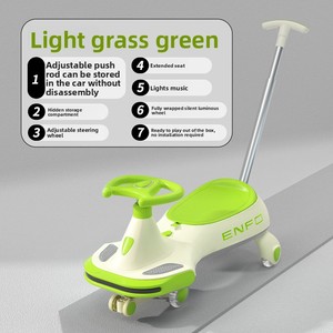 Voiture à bascule pour enfants de haute qualité, poussette bébé avec poignée réglable, voiture à roulettes pour enfants de 1 à 3 ans - Product Image 4