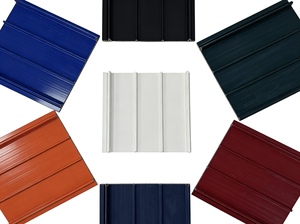 Tuiles romaines doubles en <span class=keywords><strong>PVC</strong></span> alvéolaire traditionnelles, revêtues ASA, insonorisées, ignifuges, en UPVC, économiques pour hôtels/ateliers/entrepôts/toitures - Product Image 4