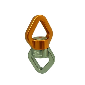 Ball Bearing Aluminum Alloy (Anodized) Swivel OEM/ODM Manufacturer Taiwan 30kN EN 354:2011 & EN 365:2005 Certified - Product Image 6