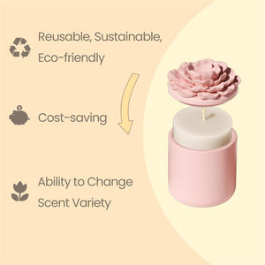 <span class=keywords><strong>Moule</strong></span> en silicone Nicole réutilisable pour pot à bougie Camélia avec <span class=keywords><strong>moule</strong></span> de recharge pour bougie, flexible, antiadhésif, pour la fabrication de gypse et de <span class=keywords><strong>Jesmonite</strong></span> - Product Image 2