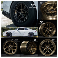 Luxe personnalisé 5x114.3 forgé concave profond 15 17 18 20 pouces Beadlock glisser roues de voiture de course pour R35 Nissan Corvette Supra