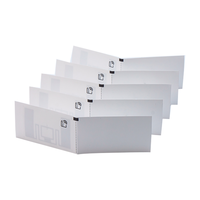Étiquette RFID UHF tissée en nylon personnalisée 860-960 MHz, lavable, à coudre sur textile pour la gestion des stocks de vêtements