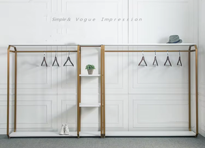 Simple Style <strong>Display</strong> <strong>Rack</strong> For Women's Clothing <strong>Display</strong> Stand Iron Design <strong>Display</strong> Showcase - Product Image 3
