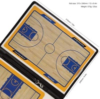 Portapapeles de entrenamiento de baloncesto al por mayor, tablero de entrenamiento de borrado en seco, tablero táctico de fútbol