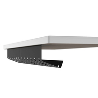 Plateau de gestion de câble sous le bureau en acier inoxydable personnalisé d'usine pour le bureau