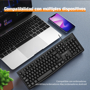 Combo de teclado y ratón Acer con cable USB para PC y portátil - Product Image 2